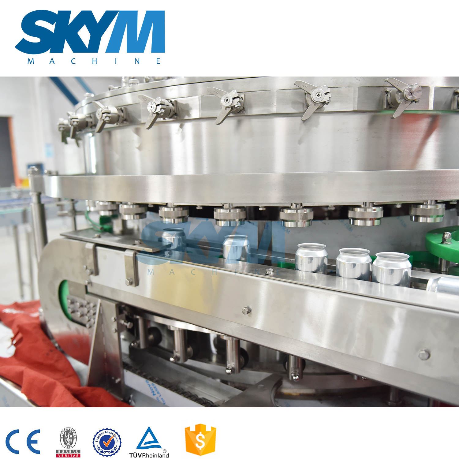 Carbonated Soft Drink/water Can Or cola Soft Mixing Filling Packing Machine 